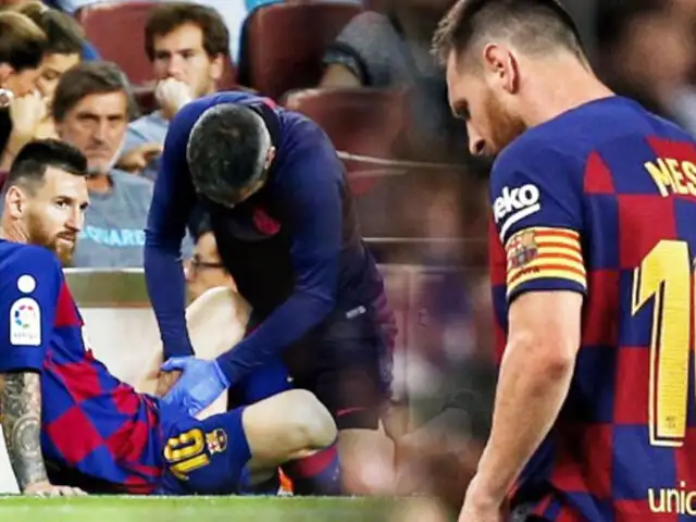 Lionel Messi: Barcelona confirma cuál es la lesión del delantero argentino