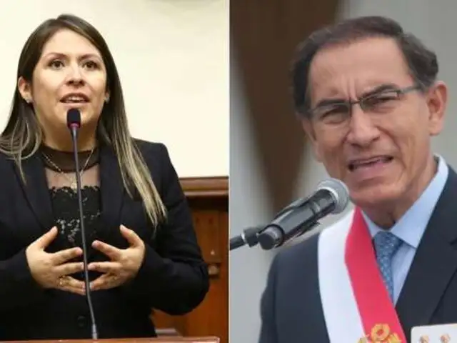 Yeni Vilcatoma denunció a presidente Vizcarra por delito de conspiración