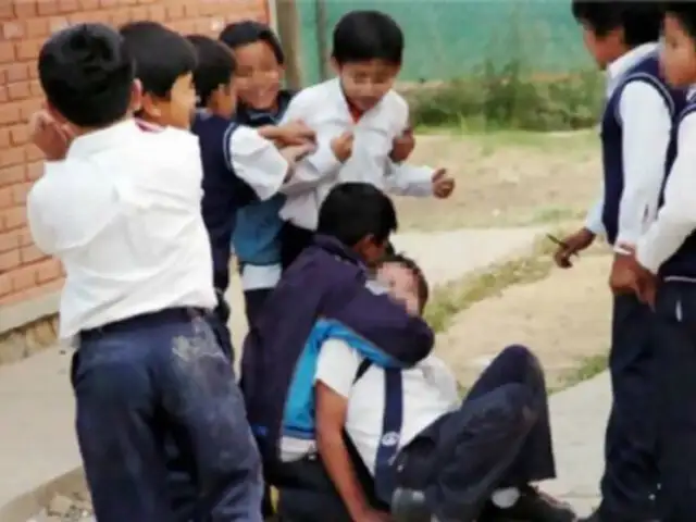 Minedu: 27 niños peruanos son víctimas de violencia escolar a diario