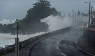 Portugal: huracán Lorenzo deja estragos en islas Azores