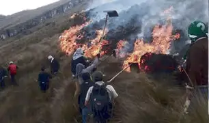 Logran extinguir incendios forestales en Puno, ApurÃ­mac, Cusco y Amazonas