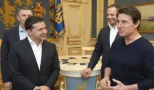 Presidente de Ucrania a Tom Cruise: "Eres guapo"