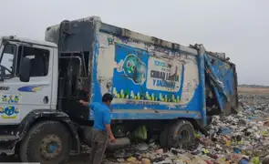 Cañete: intervienen camiones de la Municipalidad que arrojaban basura en descampado