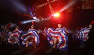 Francia: Moulin Rouge festeja sus 130 años con un espectáculo de cancán