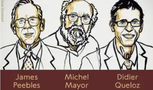 Nobel de Física: 3 investigadores son premiados por trabajos en cosmología y hallazgo de expoplaneta
