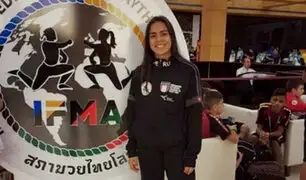 Catalina Rincón: peruana ganó medalla de plata en mundial de Muay Thai