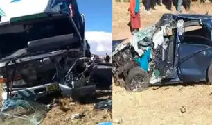 Padre e hija fallecen en aparatoso accidente de tránsito en Puno