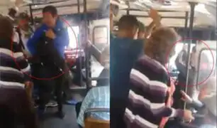 Ate: cobradora extranjera de bus maltrata a anciana y golpea a otra