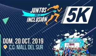 "Juntos por la inclusión": Maratón 5K para personas con discapacidad