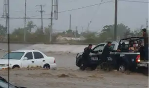 México: una persona fallecida dejan inundaciones en Baja California