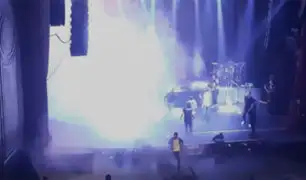 VIDEO: se incendia escenario durante concierto de Diego Torres
