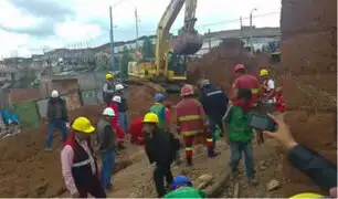 Cusco: tres obreros perdieron la vida tras deslizamiento de tierra y piedras