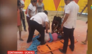Ucayali: joven acróbata muere tras caer de ocho metros de altura