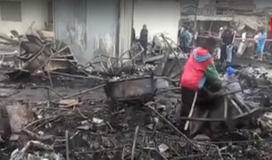 Incendio en Huarmey consume 80 puestos de mercado