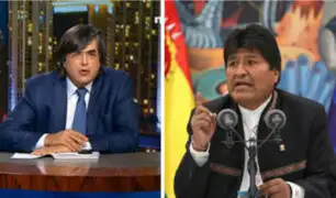 Jaime Bayly sobre Evo Morales: "desde La Habana y Caracas le ordenaron  que no entregue el poder"