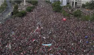 La "marcha más grande de Chile" tomó las calles de Santiago