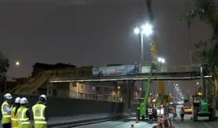 Tras choque de tráiler: desmantelan puente Castilla para su reparación