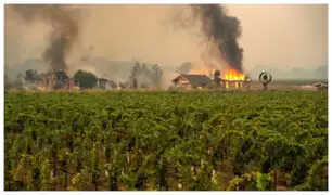 California: ordenan evacuación de más de 180 mil personas por incendios