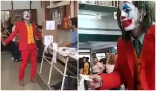 Argentina: hombre fue a votar disfrazado de Joker y se volvió viral