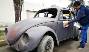 Magdalena: colocan multas educativas a dueños de vehículos abandonados