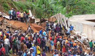 Decenas de muertos y desaparecidos deja alud en Camerún