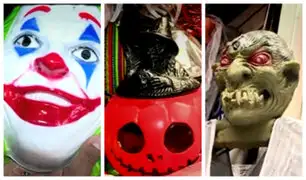 Halloween en Mercado Central: máscaras y accesorios tóxicos para la salud