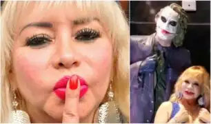 Susy Díaz y su divertido disfraz del 'Joker' por Halloween