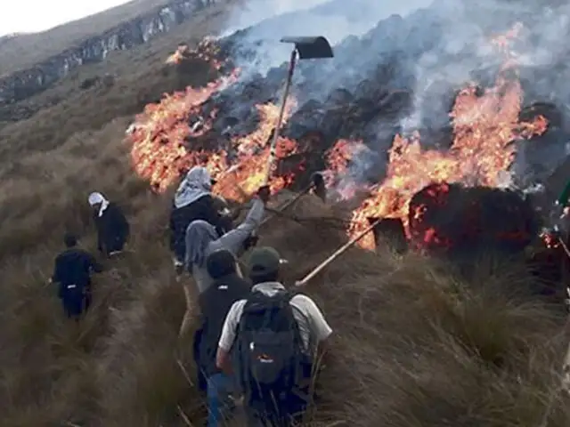 Logran extinguir incendios forestales en Puno, Apurímac, Cusco y Amazonas