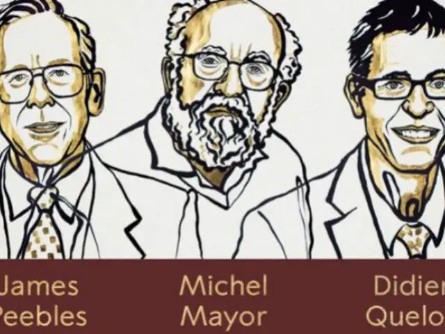 Nobel de Física: 3 investigadores son premiados por trabajos en cosmología y hallazgo de expoplaneta