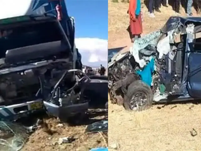 Padre e hija fallecen en aparatoso accidente de tránsito en Puno