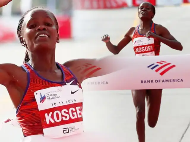 Keniata batió el récord del mundo de maratón