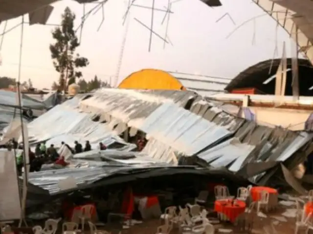 Huancayo: derrumbe de techo deja al menos 6 muertos y 40 heridos