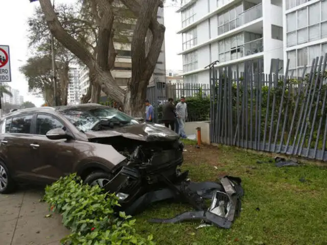 Accidente en Javier Prado: PNP resolvió que conductora manejaba a excesiva velocidad