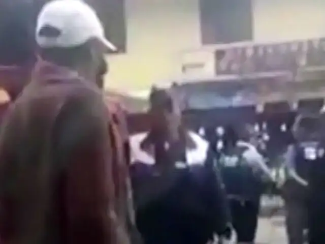 Huancayo: municipal agredió a anciano que lo llamó “zángano”