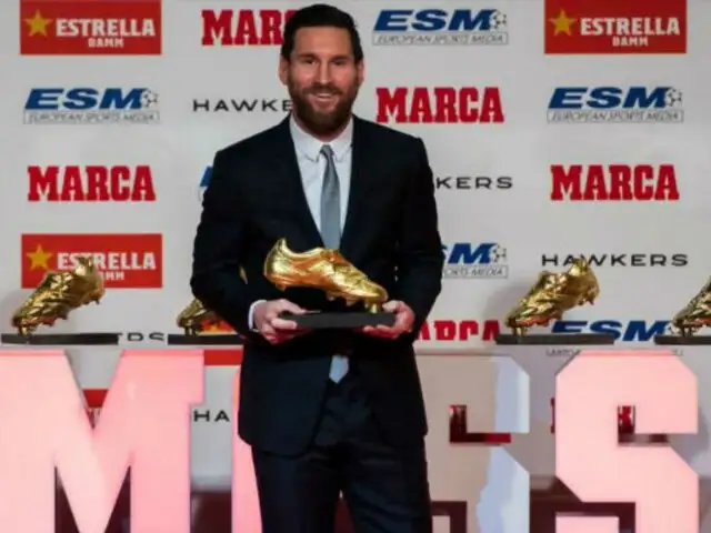 Sexta Bota de Oro para Lionel Messi