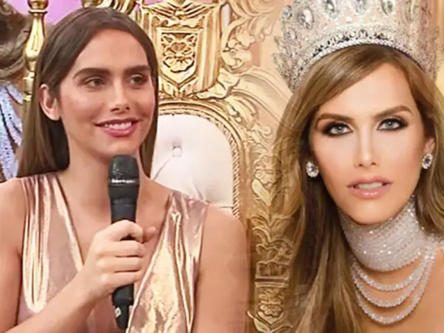 Miss España, Ángela Ponce engalanó el set de “Porque hoy es sábado con Andrés”
