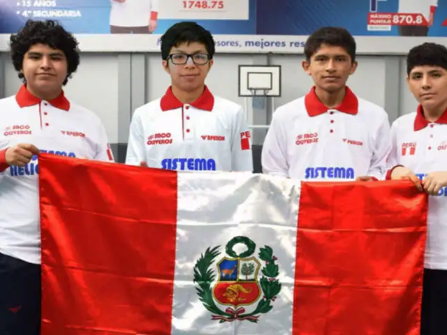 Mundial de Geometría: escolares coronan a Perú como el mejor del continente