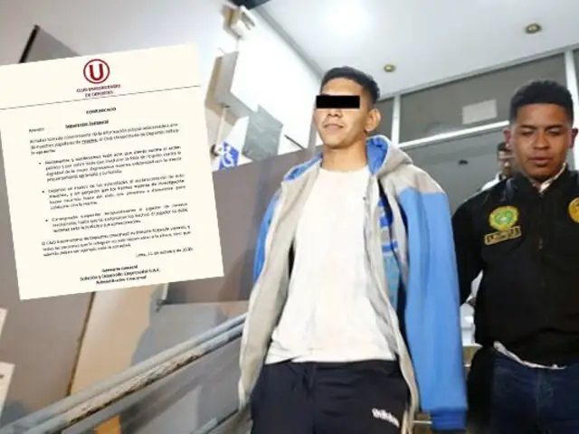 Universitario suspende temporalmente a jugador de la Selección Sub 17 acusado de violación