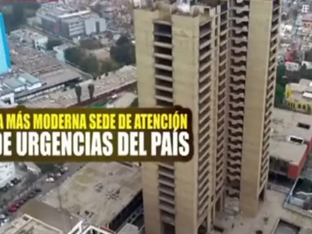 EXCLUSIVO | Torre “Bicentenario” tendrá centro de urgencias más grande de EsSalud