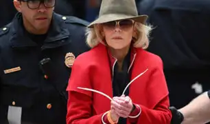 EEUU: actriz Jane Fonda es arrestada por cuarta vez
