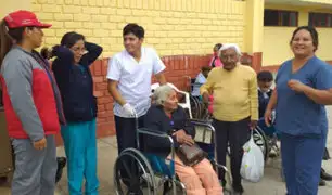 Trasladaron a anciana a un albergue tras ser rescatada por la Policía