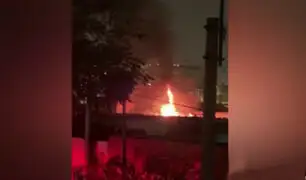 La Victoria: incendio en albergue habría sido provocado por artefacto pirotécnico