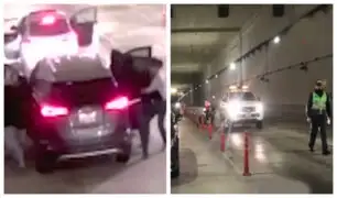 Línea Amarilla: realizan simulacro de seguridad en túnel ante asaltos