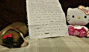 La emotiva carta de niña obligada a abandonar a su perrita
