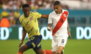 Perú cayó 1 a 0 con Colombia en su último partido del año