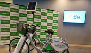 Citybike: bicicletas públicas en Miraflores usan energía solar