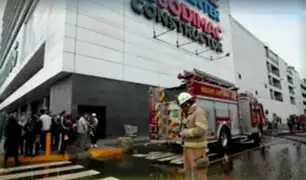Surquillo: amago de incendio generó pánico en centro comercial Open Plaza