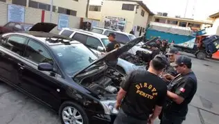 Policía Nacional recuperó 103 vehículos robados en los últimos siete días
