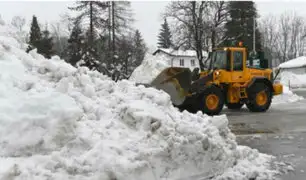Fuerte temporal de nieve y lluvia golpeó Austria