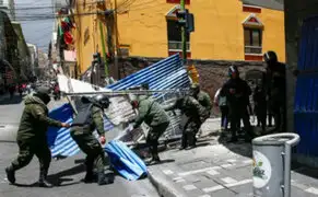 Bolivia: disparan gases lacrimógenos contra partidarios de Evo Morales